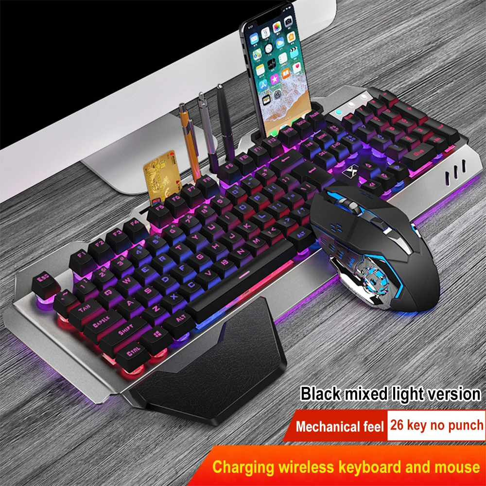 Esports Wireless Gaming Mouse - K680 لوحة مفاتيح وماوس لاسلكي قابل