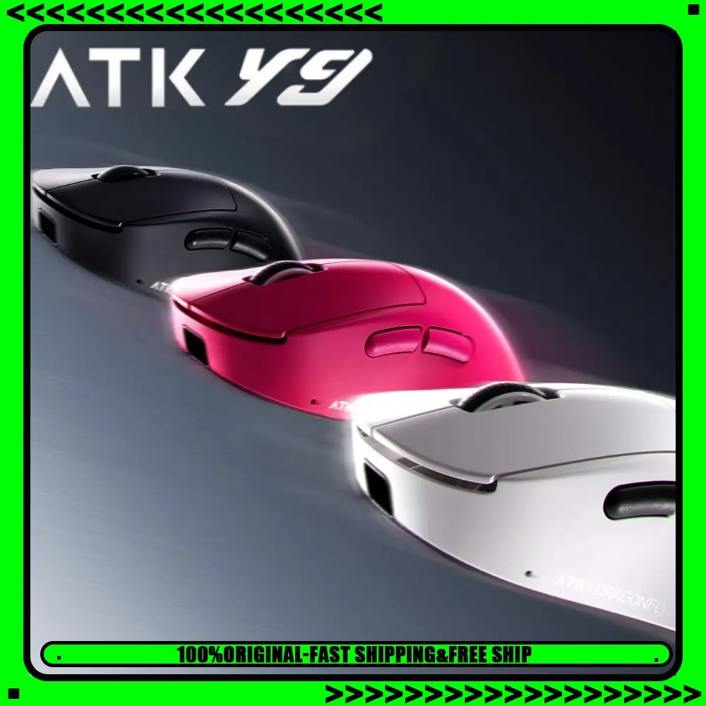 Esports Wireless Gaming Mouse - فأرة لاسلكية ATK Dragonfly Y9 بثلاثة