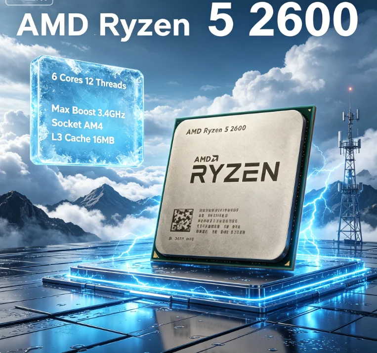 Esports Gaming Cafe - معالج AMD R5 2600 Ryzen 5