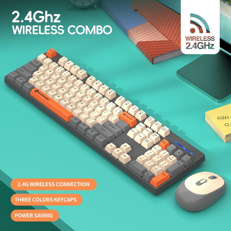 لوحة مفاتيح وفأرة لاسلكية 2.4  - مراجعة Esports Wireless Gaming Mouse وسعره