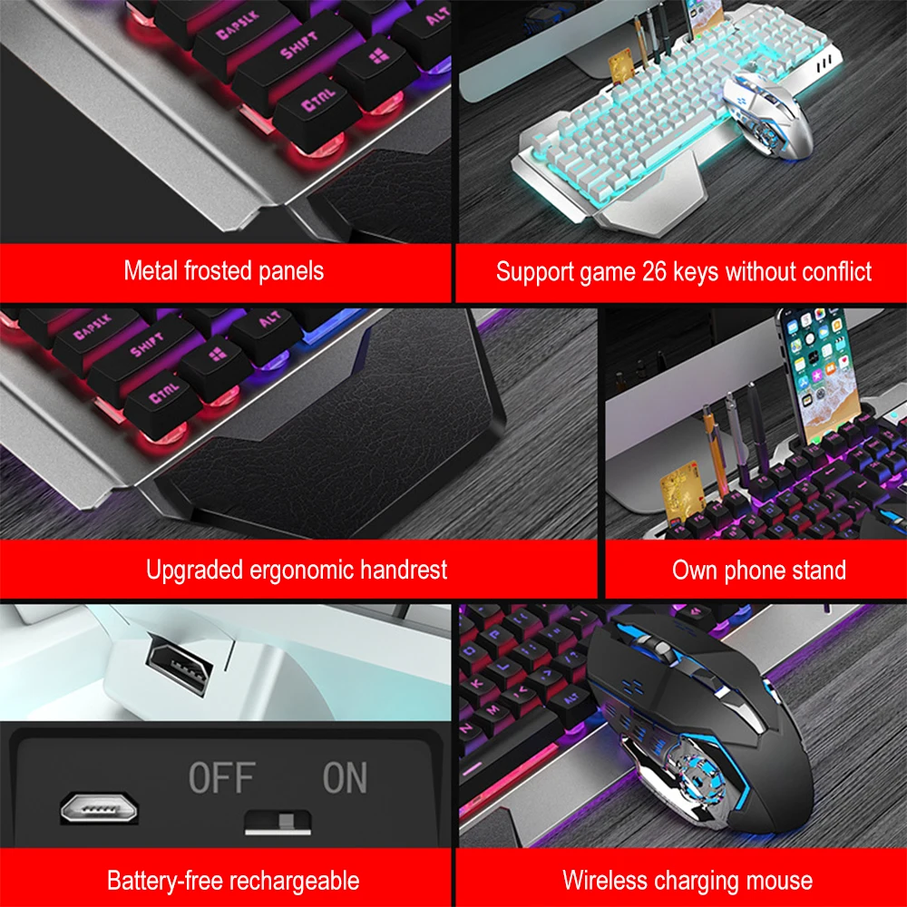 K680 لوحة مفاتيح وماوس لاسلكي  - مراجعة Esports Wireless Gaming Mouse وسعره