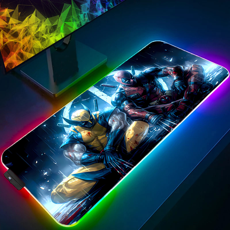 لوحة ماوس LED للألعاب بإضاءة خ - مراجعة Esports Gaming Pc وسعره
