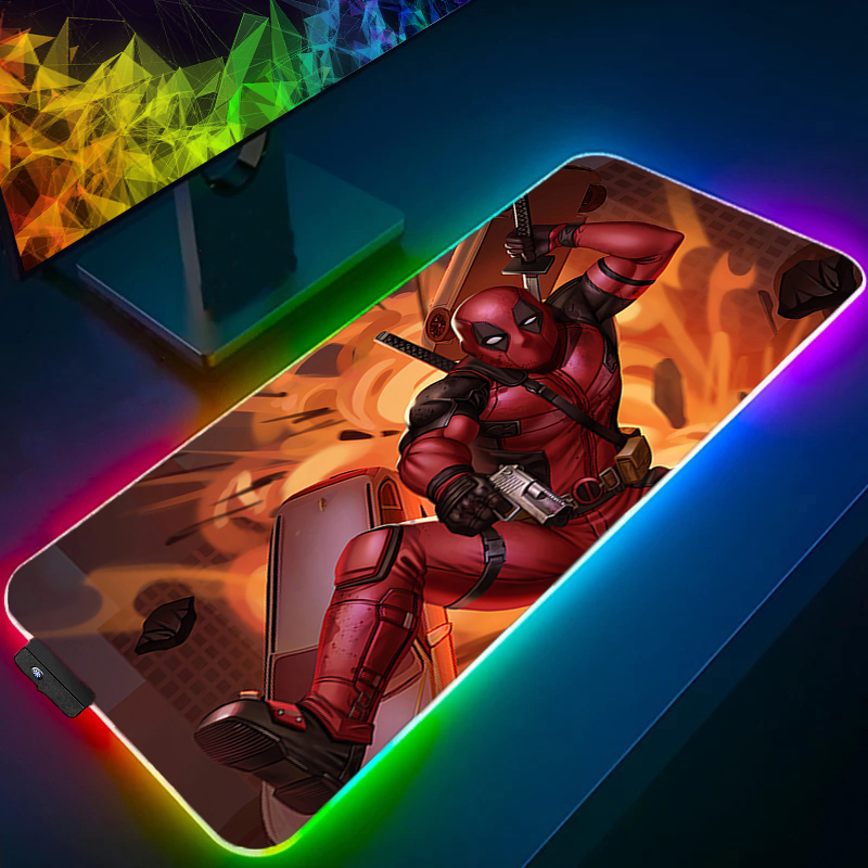 لوحة ماوس LED للألعاب بإضاءة خ - مراجعة Esports Gaming Pc وسعره