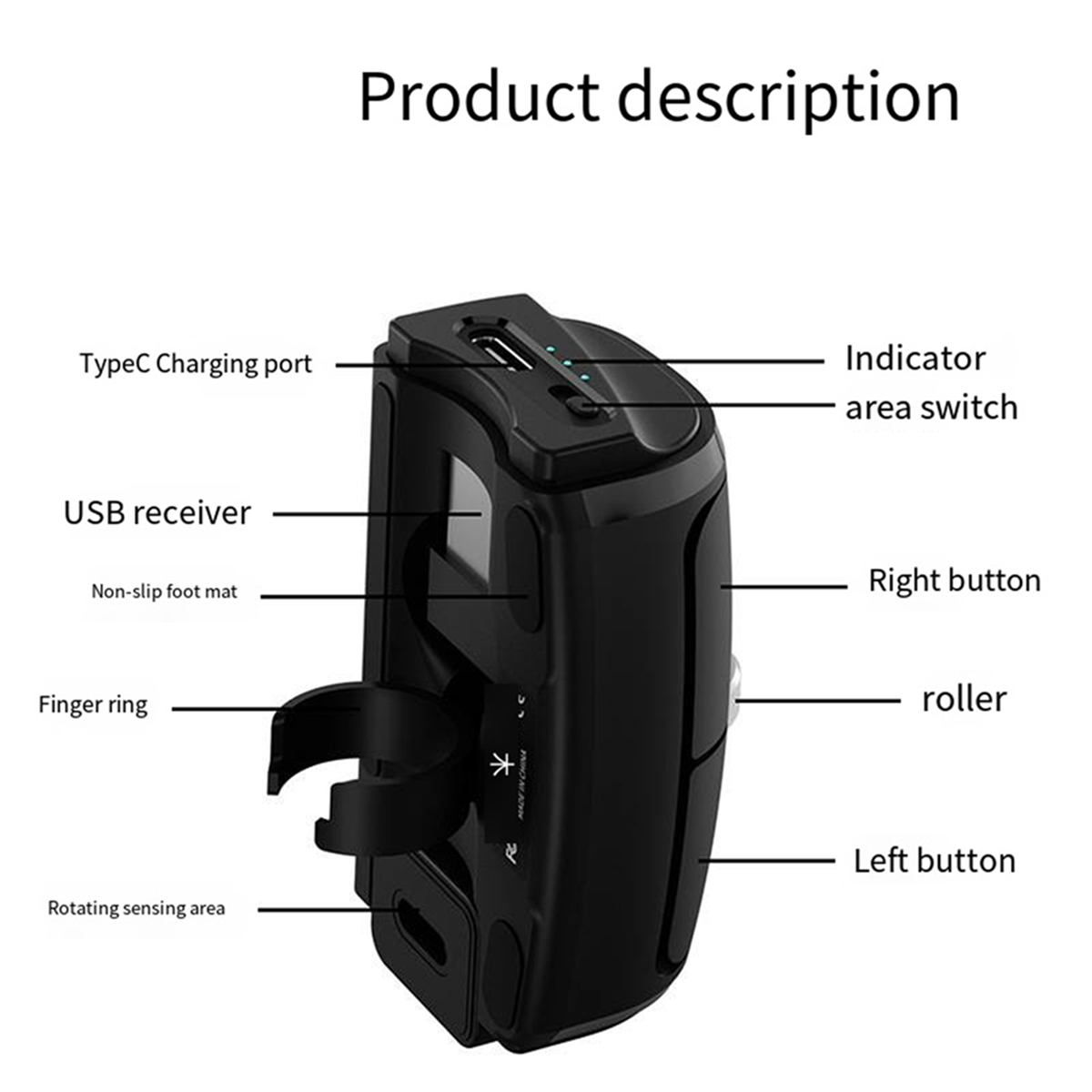 AB01 بلوتوث 2.4G ماوس إصبع لاس - مراجعة Esports Wireless Gaming Mouse وسعره