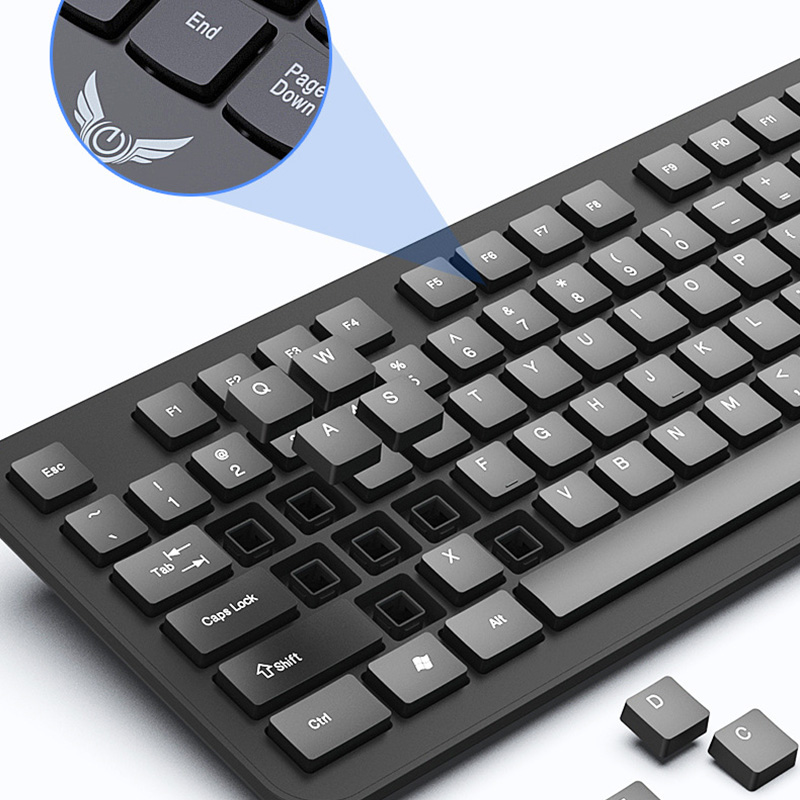 2.4G مجموعة ماوس لوحة المفاتيح - مراجعة Esports Wireless Gaming Mouse وسعره