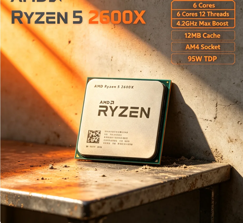 معالج سطح المكتب AMD R5 2600X  - مراجعة Esports Gaming Pc وسعره