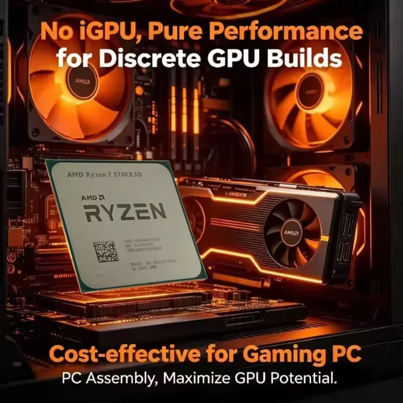معالج AMD Ryzen 7 5700X3D R7 5 - مراجعة Esports Gaming Pc وسعره